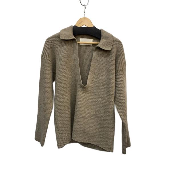 TODAYFUL◆Soft Skipper Knit/ニット・セーター(厚手)/FREE/ウール/B...