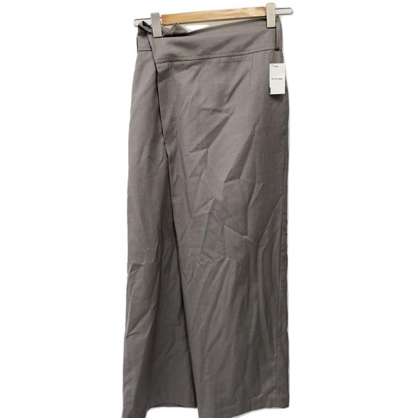 AMERI◆ボトム/M/ポリエステル/GRY/無地/01210940350