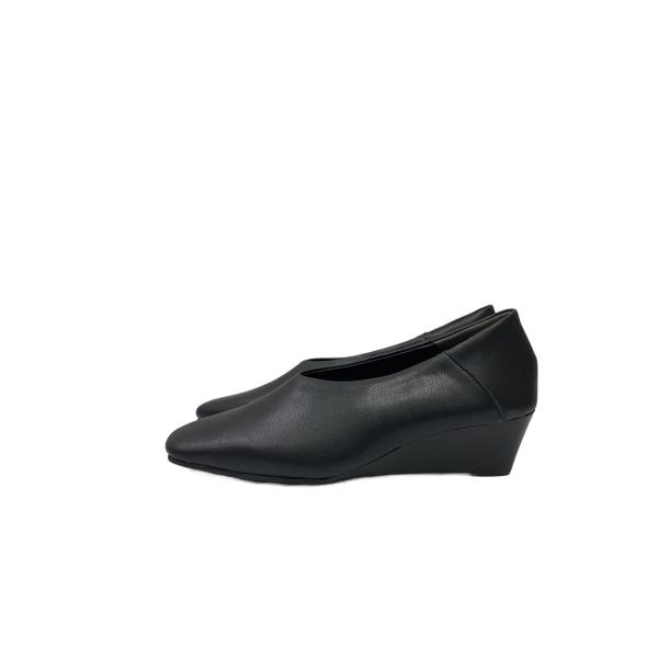 RIM.ARK◆パンプス/37/BLK/レザー