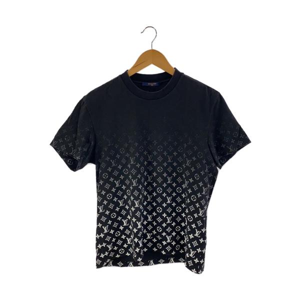 LOUIS VUITTON◆Tシャツ/M/コットン/BLK/RM202 NPG HJY77W/左肩破...