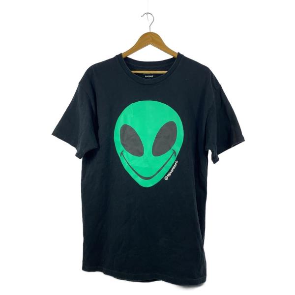 READYMADE◆ALIEN T-SHIRT/エーリアン Tシャツ/XL/コットン/BLK/プリン...