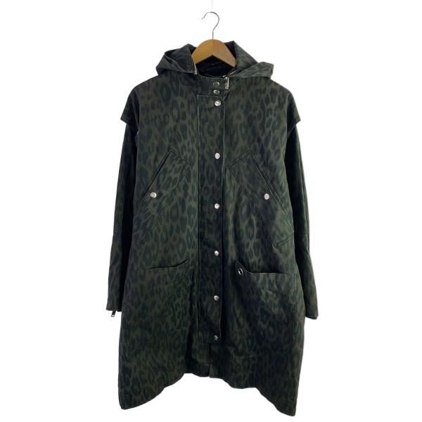 PROENZA SCHOULER◆2WAY/袖デタッチャブル/コート/S/コットン/BRW/レオパー...