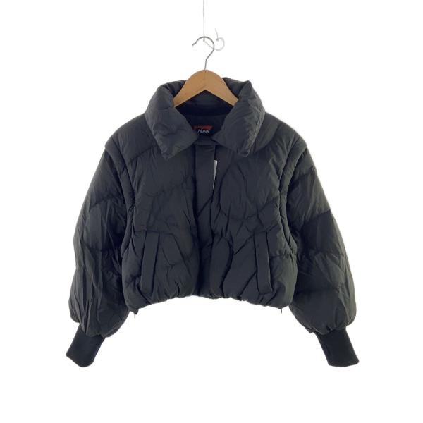 NANGA◆×AMERI 2WAY DOWN COAT/ダウンジャケット/S/ナイロン/BLK