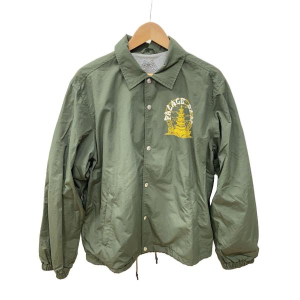 PALACE◆ナイロンジャケット/XL/ナイロン/GRN/プリント
