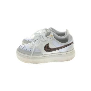 NIKE◆COURT VISION ALTA_コート ビジョン アルタ/23cm/WHT/フェイクレ...