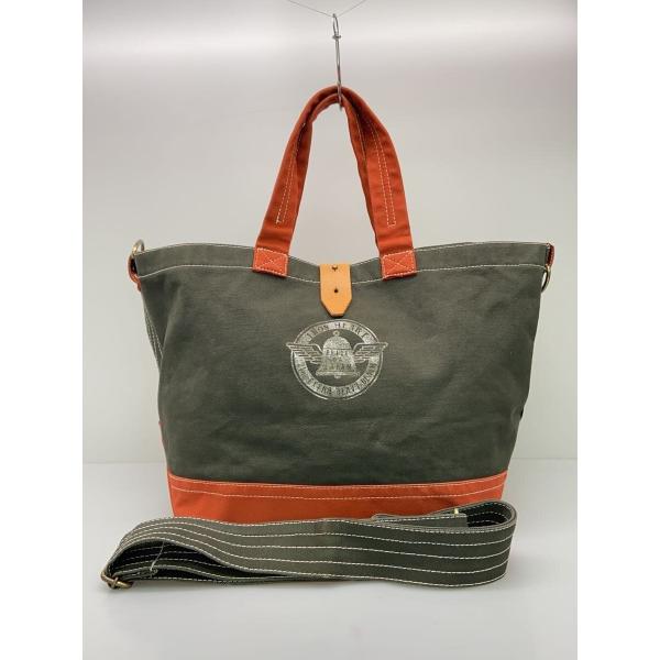 IRON HEART◆ダック地/トートバッグ/--/GRN