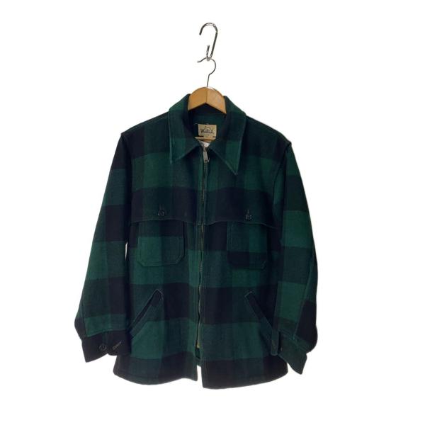 Woolrich◆70s/TALONZIP/Mackinaw/バッファローチェック/ウールジャケット...