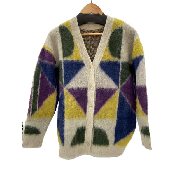 AMERI◆カーディガン(厚手)/FREE/ナイロン/マルチカラー/01220130150//