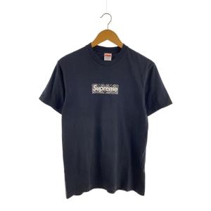 Supreme◆19AW/Bandana Box Logo Tee/S/コットン/BLK/プリント