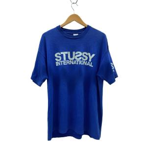 STUSSY◆Tシャツ/XL/コットン/BLU/プリント/RN94974//