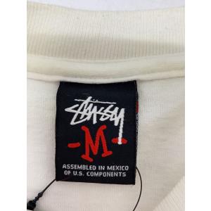STUSSY◆Tシャツ/M/コットン/WHT/...の詳細画像2