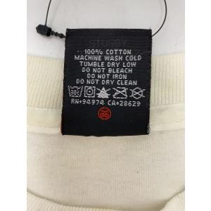 STUSSY◆Tシャツ/M/コットン/WHT/...の詳細画像3