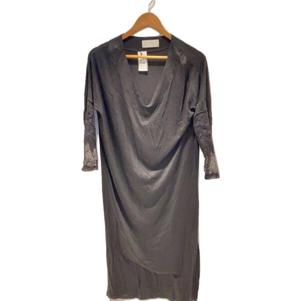 mame kurogouchi◆長袖ワンピース/1/--/ブラック/MM17SS-JS027