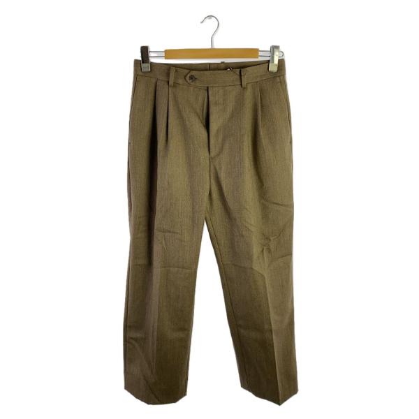 AURALEE◆裾上げ有/23AW/BLUEFACED WOOL DOBBY SLACKS/3/ウー...