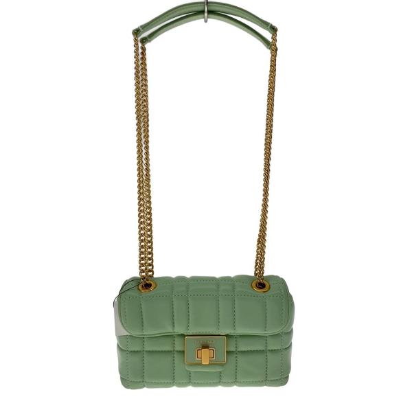 kate spade new york◆エブリンキルテッドスモールショルダークロスボディ/レザー/グ...