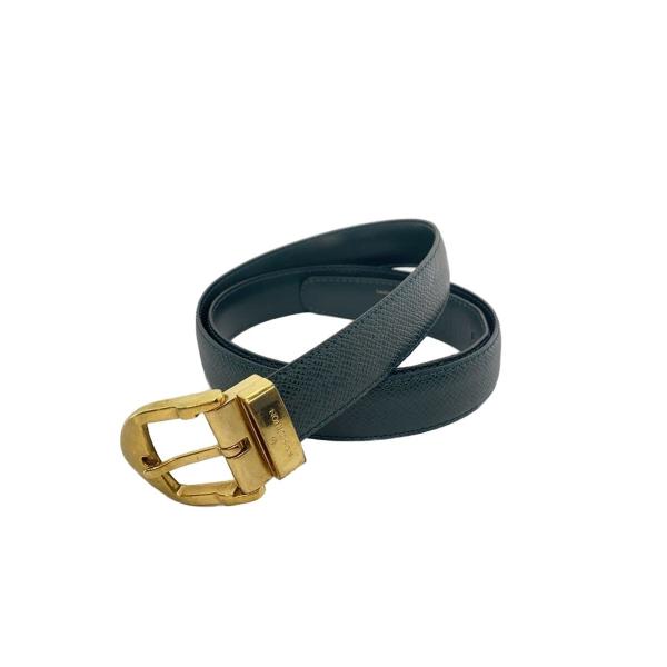 LOUIS VUITTON◆ベルト/PVC/GRN/メンズ/M6845V