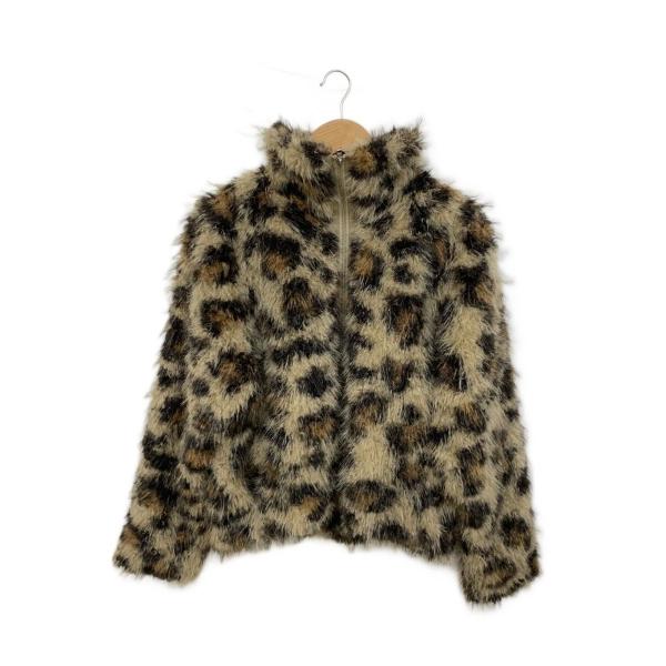 JEANASIS◆ブルゾン/FREE/フェイクファー/マルチカラー/アニマル/JS071661SL