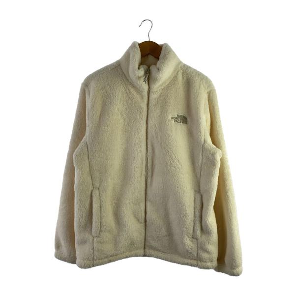 THE NORTH FACE◆フリースジャケット/XL/ポリエステル/CRM/無地/NJ4FQ50K