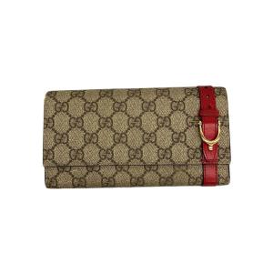 GUCCI◇長財布_GGキャンバス/キャンバス/BLU/レディース : セカンド