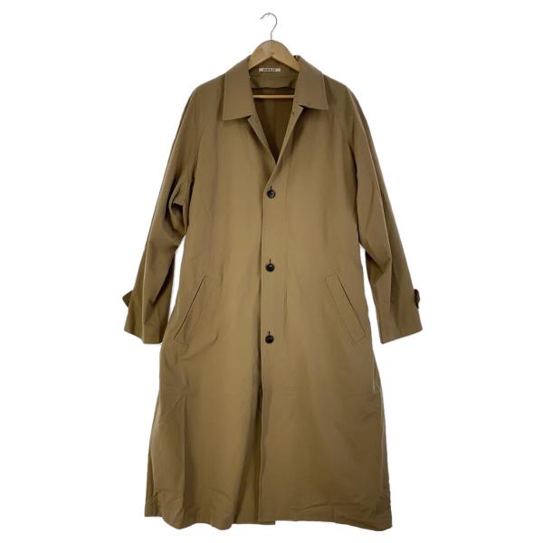 AURALEE◆22AW/finx hard twist gabardine/コート/4/コットン/...