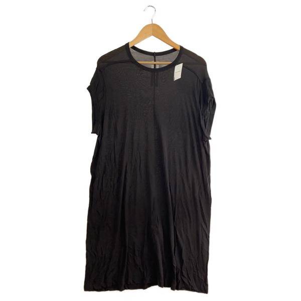 Rick Owens◆16ss/レーヨンシルク/Tシャツ/40/レーヨン/BLK/無地/RP16S9...