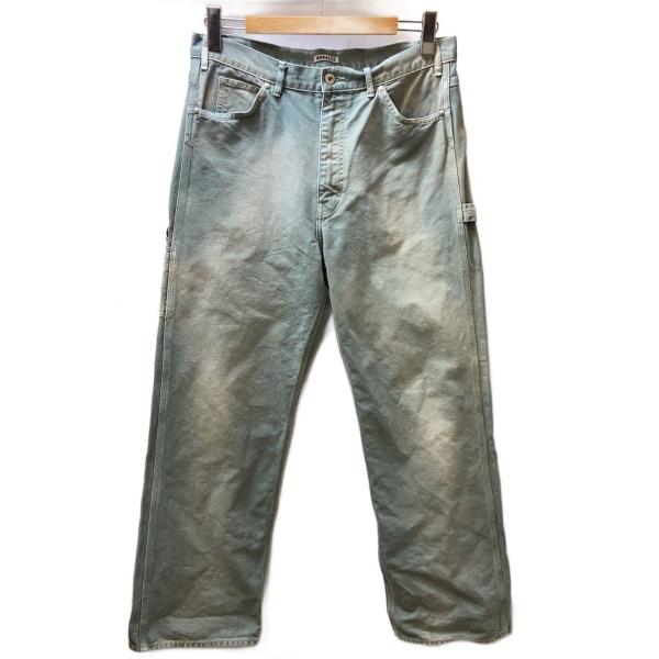 AURALEE◆25SS/ORGANIC COTTON DUCK PANTS/4/コットン/KHK/...