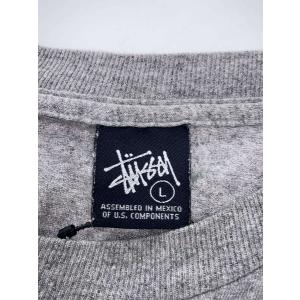 STUSSY◆Tシャツ/L/コットン/GRY//の詳細画像2