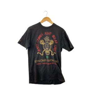 STUSSY◆×MIGHTY CROWN/Tシャツ/M/コットン/BLK//