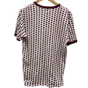 STUSSY◆Tシャツ/M/コットン/WHT/ドットの詳細画像1