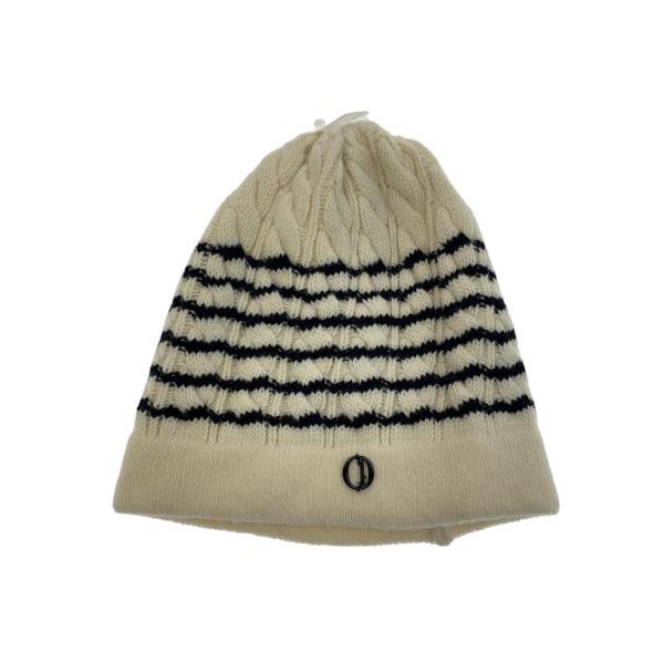 override◆Chapeau d O/Ca5 Cable Border Beanie/レディース...