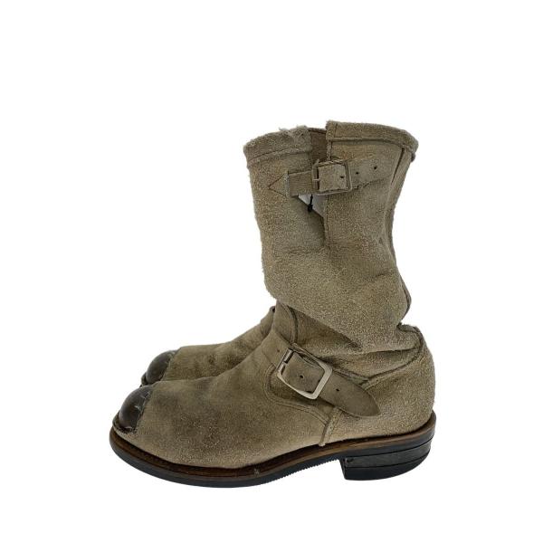 CHIPPEWA◆PT83/黒タグ/エンジニアブーツ/24.5cm/BEG