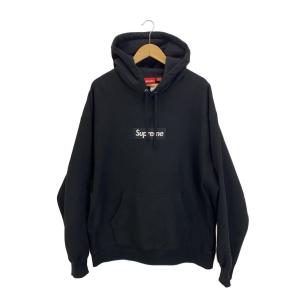 Supreme◆BOX LOGO_ボックスロゴ/プルオーバーパーカー・フーディ/XXL/コットン/黒/カナダ製//
