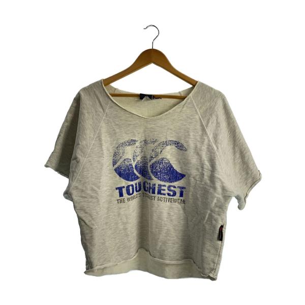 CANTERBURY OF NEW ZEALAND◆Tシャツ/90s/TOUGHEST/GRY/無地...