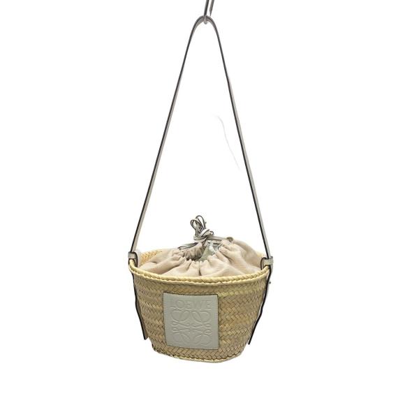 LOEWE◆ドローストリングバケットバッグ/--/BEG/A223222X01