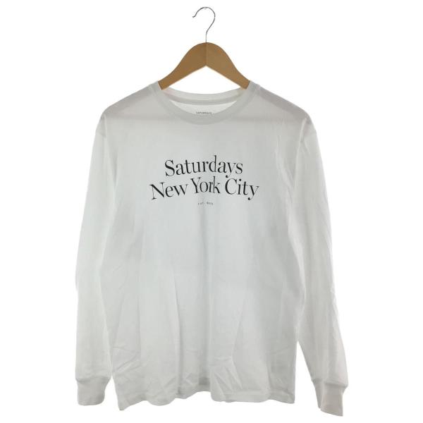 Saturdays NYC(SATURDAYS SURF NYC)◆長袖Tシャツ/S/コットン/WH...