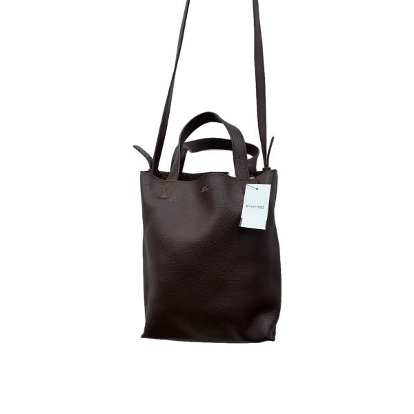 A.P.C.◆CABAS MAIKO SMALL TOTE/トートバッグ/レザー/BRW/ブラウン