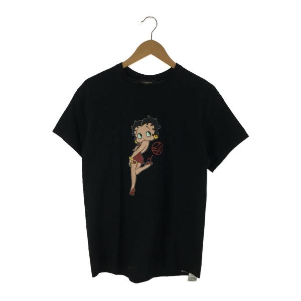 24karats◆BettyBoop/Tシャツ/M/コットン/BLK/プリント/4955255