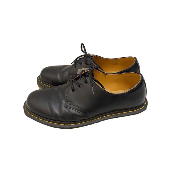 Dr.Martens◆ドレスシューズ/3ホール/UK9/BLK/傷・擦れ有//