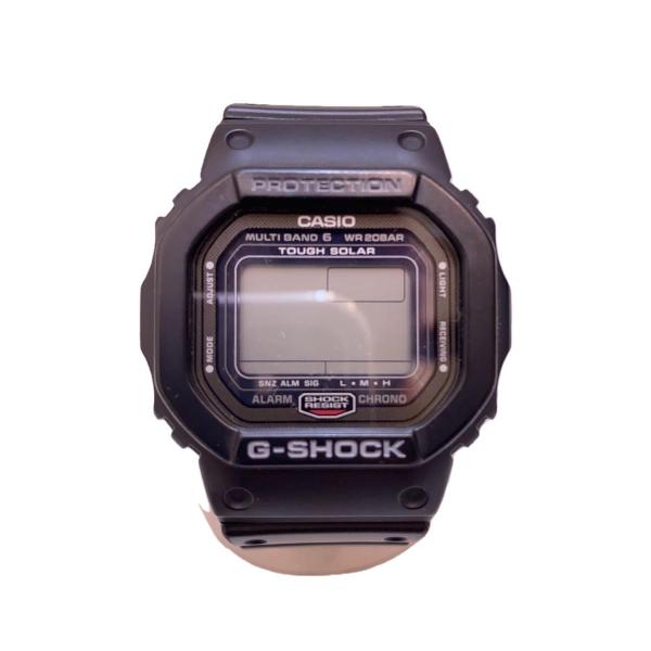 CASIO◆GW-5000-1JF/ソーラー腕時計・G-SHOCK/デジタル/ラバー/BLK/BLK