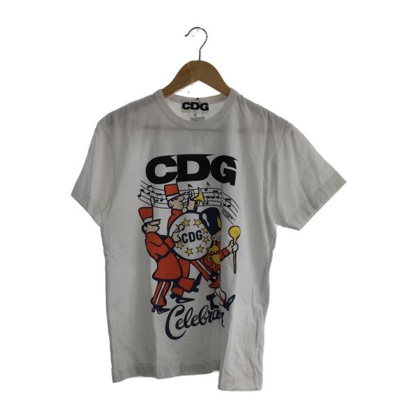 CDG◆Tシャツ/L/コットン/WHT/SB-T008
