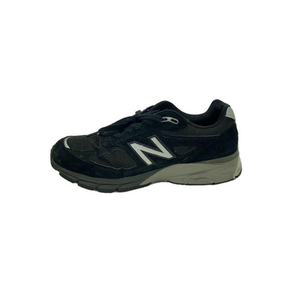 NEW BALANCE◆990V4 BLACK/SILVER/ローカットスニーカー/26cm/BLK...