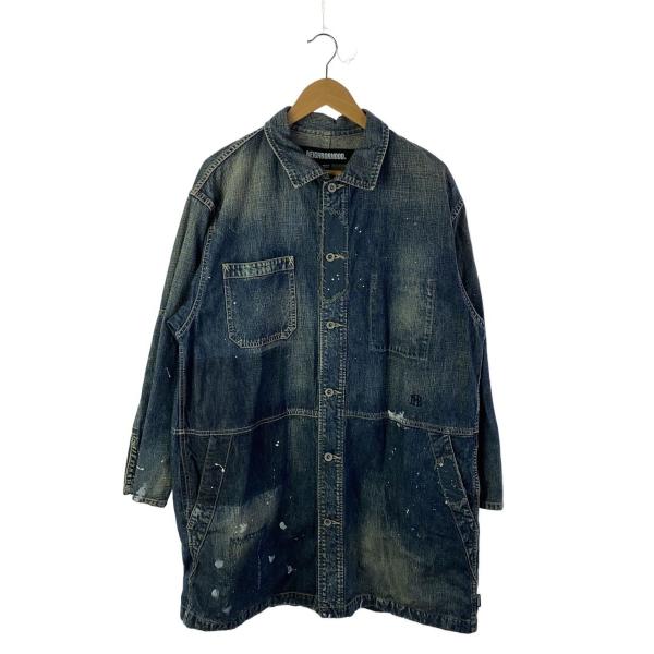 NEIGHBORHOOD◆NEIGHBORHOOD ネイバーフッド/ステンカラーコート/M/デニム/...