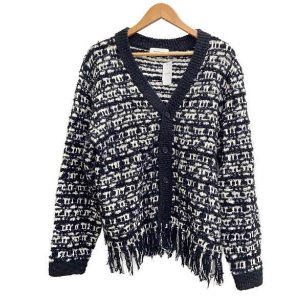 MAGIC STICK◆カーディガン(厚手)/--/コットン/BLK/玉虫