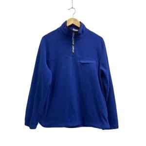 STUSSY◆フリースジャケット/S/ポリエステル/BLU