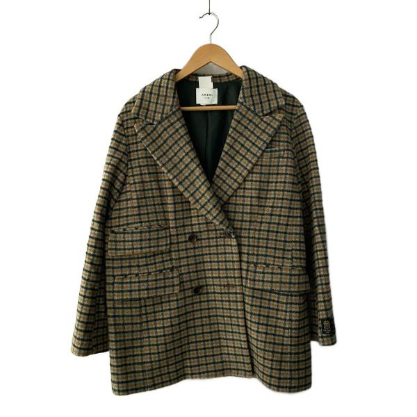 AMERI◆テーラードジャケット/FREE/ウール/GRN/01120630940