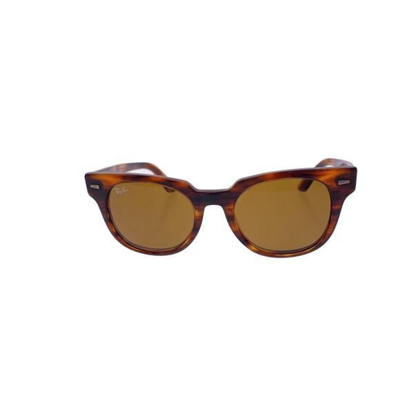 Ray-Ban◆METEOR CLASSIC/サングラス/ベッコウ柄/BRW/BRW/メンズ/RB2...