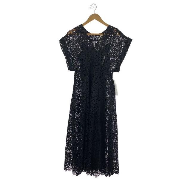 AMERI◆半袖ワンピース/M/ポリエステル/BLK