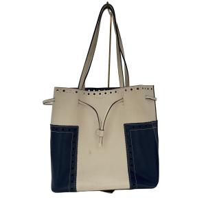 TORY BURCH◆TORY BURCH トリーバーチ/ショルダーバッグ/--/WHT/無地