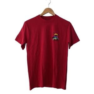 STUSSY◆Tシャツ/S/コットン/レッド//