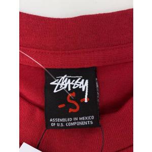 STUSSY◆Tシャツ/S/コットン/レッド//の詳細画像2